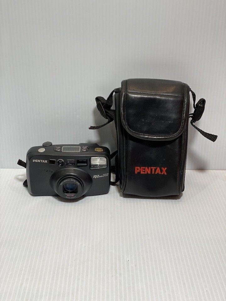 Pentax IQZoom 140 Vintage 35mm AF Point &amp; Shoot Film CameraW/ Case - $35.95