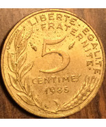 1985 FRANCE 5 CENTIMES COIN - £0.96 GBP