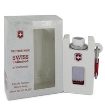 Victorinox Swiss Unlimited Snowflower Eau de Toilette 30ml spray 1 Oz New Sealed - $8.90