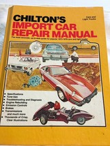 Chilton Da Importazione Auto Camion Riparazione Manuale Anni 1973-79 &amp; 1437 - £5.34 GBP
