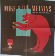 Mike &amp; The Melvins &quot;Three Men and a Baby&quot; 21  x 21  Promo Poster, new - £11.18 GBP