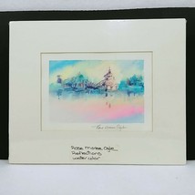 Original Watercolor #35 &quot;Reflections&quot; by Artist Rose Maree Ogle Signed 9&quot; x 11&quot; - £31.54 GBP
