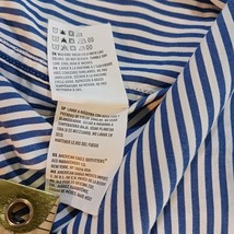 American Eagle Outfitters Classic Fit Men's Blue & White Stripes Shirt Size L image 6