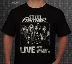 Steel Panther - rock band, Black T-shirt Short Sleeve-sizes:S to 5XL - $16.99