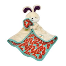 B Cuddly Creme Bunny Rabbit Security Blanket Stuffed Animal Plush Lovey Soft - £20.57 GBP