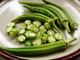 FMG 25 Louisiana Longhorn Cowhorn Okra Seeds Heirloom Non-Gmo Fast Grow - $9.25