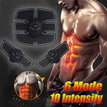 Stimulator Abdominal Muscle Training Tool Trainer Toner Fitness Belt Workout Gym - £27.96 GBP