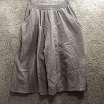 G.W. Graff Gray vtg skirt size 6 long Made In USA - $12.00