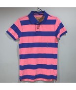 Red Camel Polo Short Sleeve Men’s Sz Small Pink/Blue NWT  - £11.75 GBP