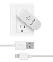 Belkin USB Swivel Home Wall iPhone iPad Charger with 4-Foot Lightning Cable - £14.34 GBP