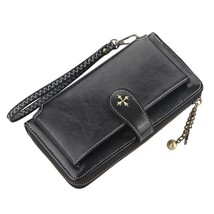 Customized Women Wallets Name Engraving Fashion Long PU Leather Quality Card Hol - £30.67 GBP