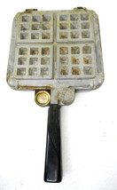 Vintage Nordic Ware Belgian Waffler Stove Waffle Iron Maker Camping Fire #15000 - £19.42 GBP
