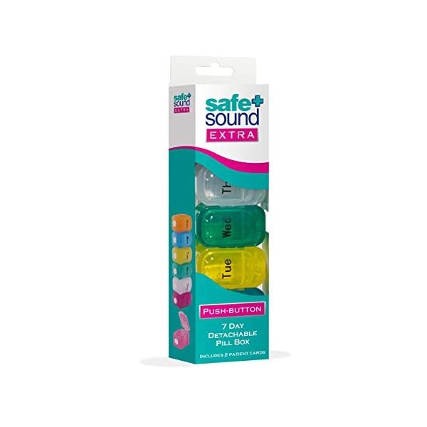 Safe &amp; Sound Pop-Open 7 Day Pill Box  - $12.00