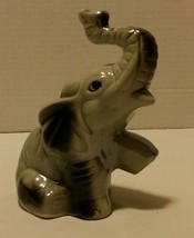 Vintage Hand Painted Porcelain Ceramic Iridescent Elephant #2, Made in Brazil - £11.73 GBP