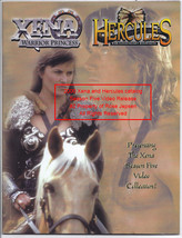 XENA Warrior Princess Xena &amp; Hercules Merchandise Catalog Season 5 Release (2of2 - £25.79 GBP