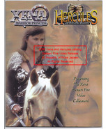 XENA Warrior Princess Xena &amp; Hercules Merchandise Catalog Season 5 Relea... - $45.12 CAD