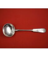 Russian Sterling Silver Soup Ladle Massive 8.1 ozt. 12&quot; Serving Silverware - €463,20 EUR