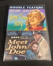 Home Town Story Marilyn Monroe Alan Hale &amp; Meet John Doe Gary Cooper double DVD - £3.83 GBP