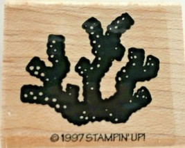 Stampin Up Fish Frolics Stamp Sea Coral Aquarium Tank Ocean Water Scene Maker - $3.99