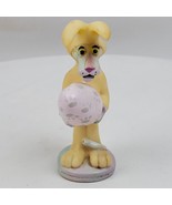 Vintage 1993 Bunny Rabbit w/ Egg Figurine Soft Plastic Mirisch Geoffrey ... - $13.10