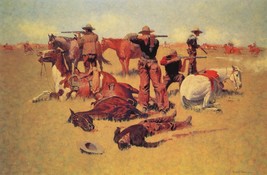 The Intruders by Frederic Remington Western Cowboy Giclee Art Print + Ships Free - £31.17 GBP+