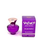 VERSACE DYLAN PURPLE EAU DE PARFUM 5 ml. 0.17 fl.oz. MINIPERFUME NEW - $18.00