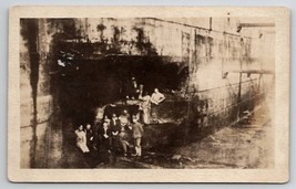 SS Finland Torpedo Damage 1917 In Drydock at Brest France Postcard J24 - £23.94 GBP