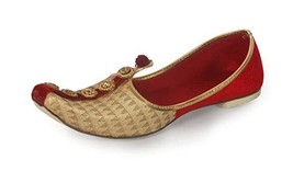 Mens Mojari sherwani jutti Indian ethnic Wedding Flat Shoes US size 8-12... - £25.31 GBP