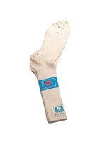 NWT Boys Crew Socks Size 10-10 1/2 by Big Apple Hoisiery 100% Cotton White Color - £8.89 GBP
