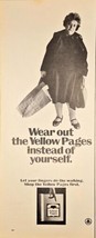 YELLOW PAGES - Shop &quot;Let your fingers do the walking&quot; 1966 Vintage Print Ad - £9.01 GBP