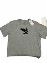 PrANA Mens Freebird Journeyman Short Sleeve Tee Shirt XXL Organic Blend Grey - £15.58 GBP