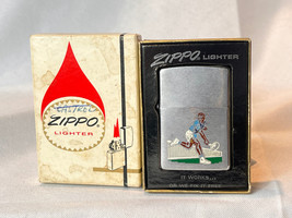 1974 Zippo Lighter Tennis Player Athlete Brushed Chrome In Box - £71.18 GBP