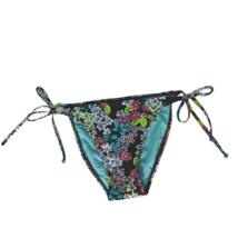 NWT Xhilaration Hipster Bikini Swim Bottom Size Medium Floral Multicolor - £17.02 GBP