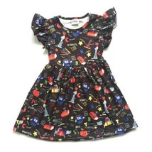 NEW Boutique Back to School Girls Black Pearl Dress 2T 3T 4T 5-6 6-7 - £6.79 GBP