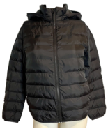 Uniqlo Black Packable Down Jacket w Removable Hood Size 13 - £26.28 GBP