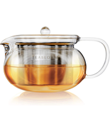 Teabloom Kyoto 2-In-1 Tea Kettle and Tea Maker – Glass Teapot with Remov... - £23.63 GBP
