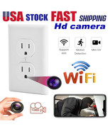 4K Hd Wifi Ip Home Security Camera In Ac Wall Gfci Socket,Support Remote... - £75.05 GBP