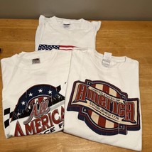 Vintage Lot Americana TShirts Large 3 2000s Lifters Hanes - $29.69