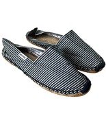 Soludos Navy Striped Espadrille Slip On Casual Cotton Shoes Women&#39;s Size... - $474.98 MXN