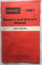GMC 1981 Pickups Original Owners Operators Manual GM - $24.70
