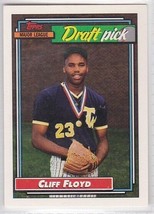 M) 1992 Topps Baseball Trading Card - Cliff Floyd #186 - £1.57 GBP