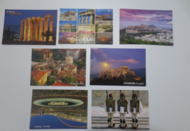 Lot of 7 Athens Postcards unposted - £3.50 GBP