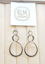 Robert Lee Morris RLM Studio Sterling Triple Figure 8 Dangle Earrings NWOT - £47.94 GBP