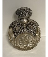 Levi &amp; Salaman Sterling &amp; Cut Glass Perfume Bottle Circa 1911 Birmingham... - £136.23 GBP