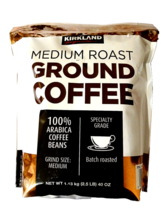 Kirkland Medium Roast Ground Coffee 100% Arabica 40 Oz(2.5 Lb) EXP 05/2026 - $30.20