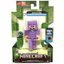 MINECRAFT Build-A-Portal Stronghold Steve Figure Eye of Ender Mojang NEW - £14.57 GBP