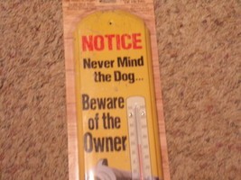 New metal thermometer with Gun Warning-Never mind the dog - $34.65