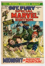 Special Marvel Edition #5 ORIGINAL Vintage 1973 Marvel Comics Sgt Fury - £10.11 GBP