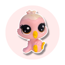 Littlest Pet Shop LPS Action Figure Toy: Strawberry Birdet, Pink Bird  - $12.90