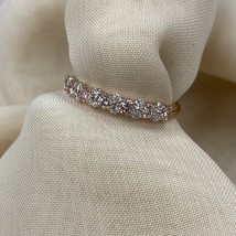 0.50 CT Rose et Blanc Alternative Labo Grown Diamant Mariage Bande 14K o... - $20,530.92 MXN